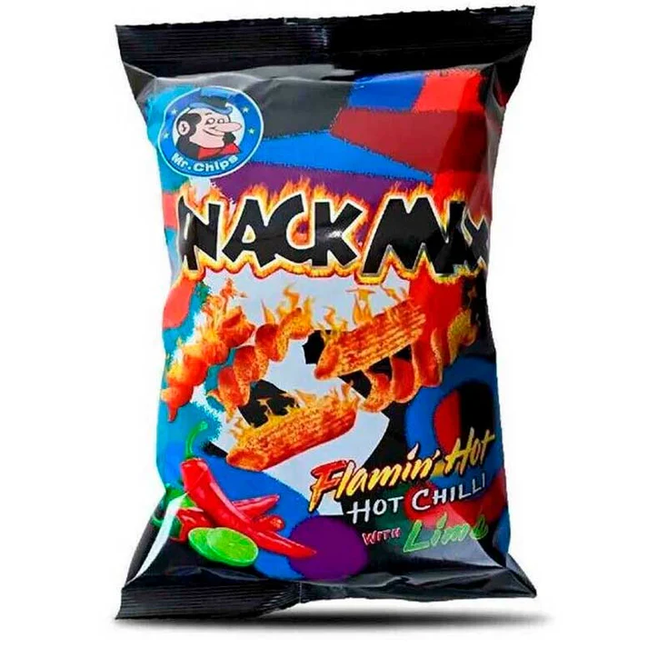 Mr.-Chips-Hot-Chilli-Lime Snack mix flaming hot 40*48G - Image 1