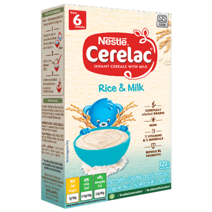 CERELAC RICE&MILK 40X125G