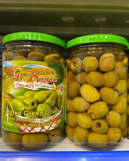 AL DAYAA PETTED GREEN OLIVES1000G*12