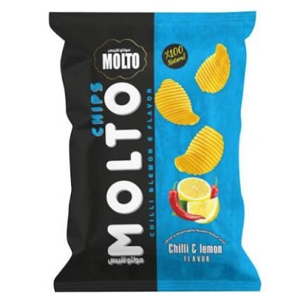 MOLTO CHIPS CHILLI LEMON 16*160G