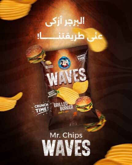 Mr.Chips Waves Grilled Burger 20*60g