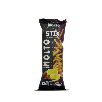 MOLTO CHIPS CHILLI LEMON  STIX 6*24*15G